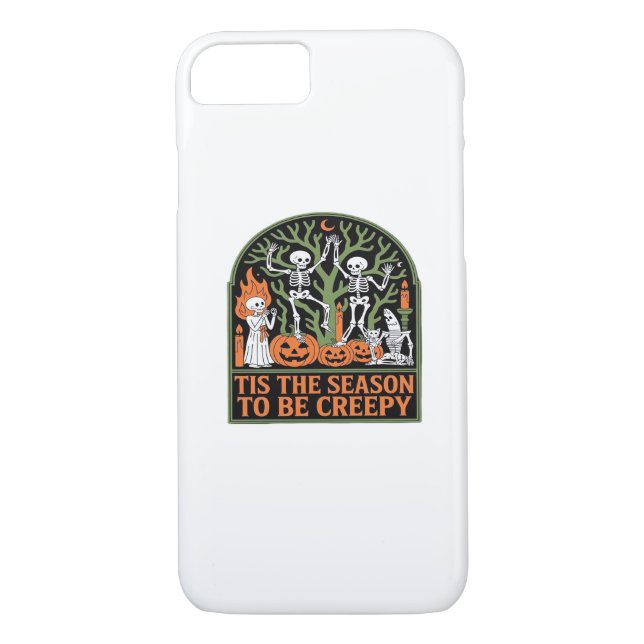 Tis The Season To Be Creepy Case-Mate iPhone Case (Back)