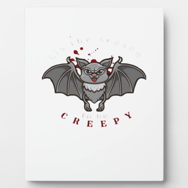 Tis The Season To Be Creepy Plaque (Front)