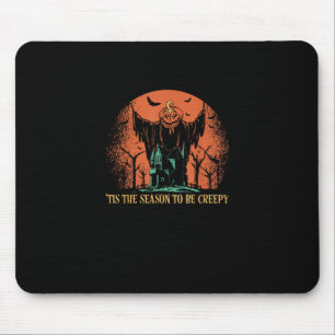Tis The Season To Be Creepy Pumpkin Mouse Mat