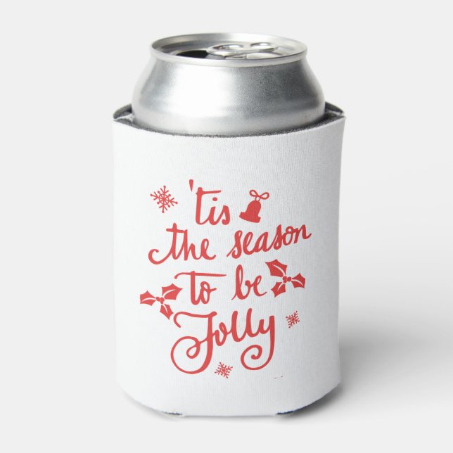tis the season to be jolly can cooler (Can Front)