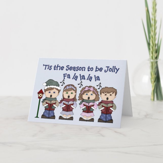 Tis' the Season to be Jolly Christmas Card (Front)