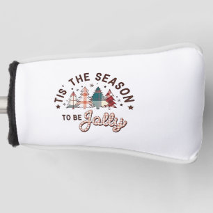 Tis the Season to Be Jolly Christmas Santa Xmas Golf Head Cover