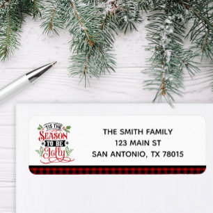 Tis the Season to be Jolly Holiday Return Address