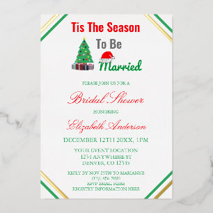 Tis The Season To Be Married Bridal Shower