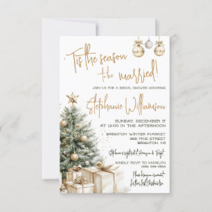 'Tis the Season to be Married! Bridal Shower Invitation