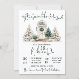 'Tis the Season to be Married!  Bridal Shower Invitation
