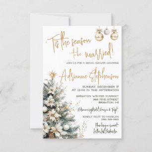 'Tis the Season to be Married!  Bridal Shower Invitation
