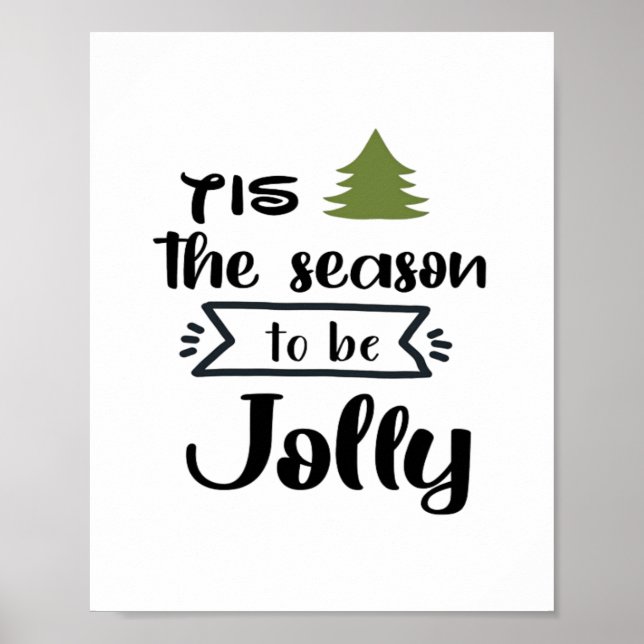 Tis The Season To Be New Year Celebration Minimal  Poster (Front)