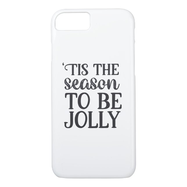 Tis The Season To Be New Year Celebration Retro Cl Case-Mate iPhone Case (Back)