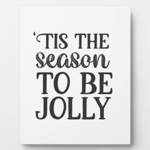 Tis The Season To Be New Year Celebration Retro Cl Plaque