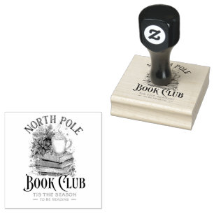 'Tis the Season to Be Reading Rubber Stamp