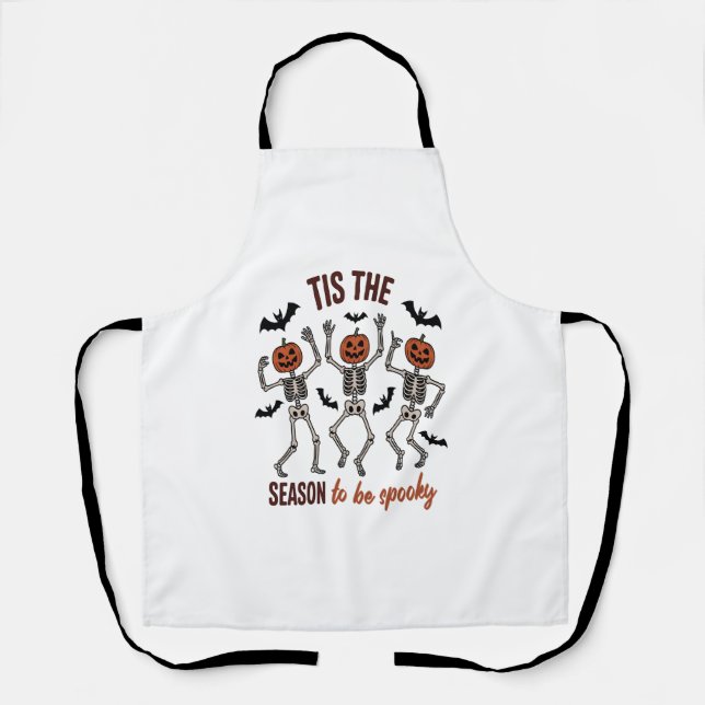 Tis the Season to Be Spooky Apron (Front)