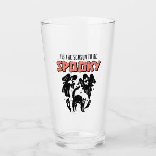 Tis the Season to be Spooky Creepy Halloween Glass
