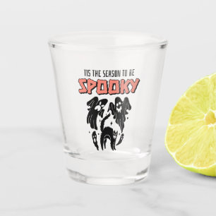 Tis the Season to be Spooky Creepy Halloween Shot Glass