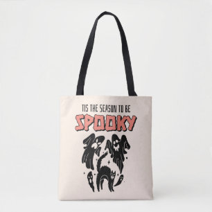Tis the Season to be Spooky Creepy Halloween  Tote Bag