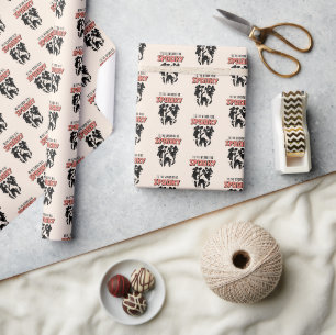 Tis the Season to be Spooky Creepy Halloween Wrapping Paper