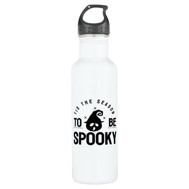 Tis The Season To Be Spooky Halloween Day 710 Ml Water Bottle (Front)