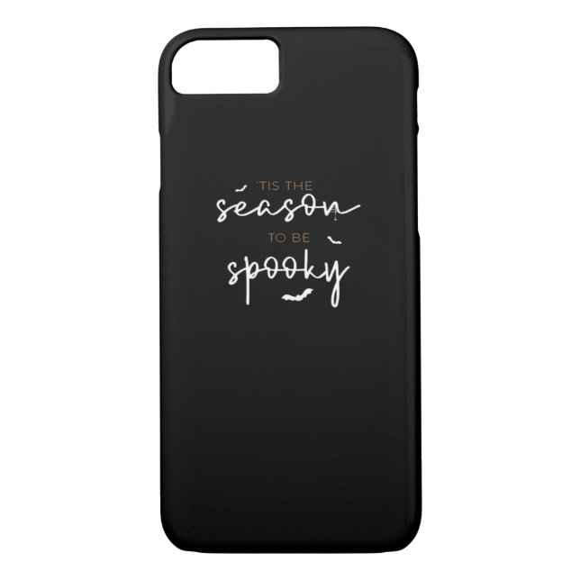 Tis The Season To Be Spooky Halloween Retro Classi Case-Mate iPhone Case (Back)