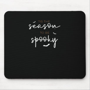 Tis The Season To Be Spooky Halloween Retro Classi Mouse Mat