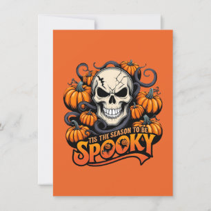 Tis The Season To Be Spooky Holiday Card