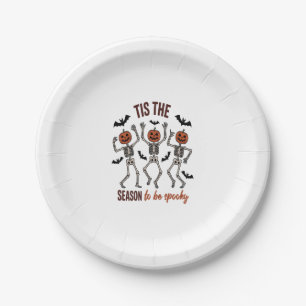 Tis the Season to Be Spooky Paper Plate