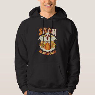 Tis The Season To Be Spooky Season Ghost Cute Holi Hoodie