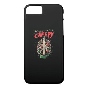 Tis The Season To Creepy Skeleton Tree iPhone 8/7 Case