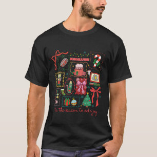 Tis The Season to Echo Joy Xmas Sonographer Ultras T-Shirt