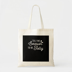 Tis The Season To Jolly Retro Style Tote Bag