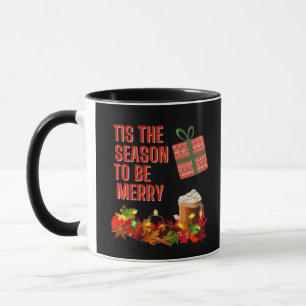 Tis The Season To Merry Aesthetic Unique Mug