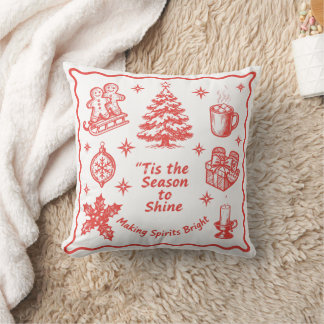 Tis The Season To Shine Christmas Cushion