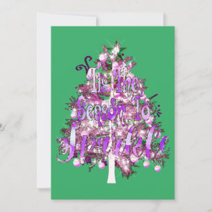 Tis The Season To Sparkle Holiday Card