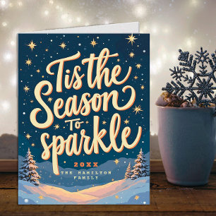 Tis the Season to Sparkle Holiday Card