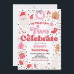 Tis The Season Two Celebrate Christmas Birthday Invitation<br><div class="desc">Tis The Season Two Celebrate Christmas Birthday Invitation</div>
