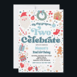 Tis The Season Two Celebrate Christmas Birthday Invitation<br><div class="desc">Tis The Season Two Celebrate Christmas Birthday Invitation</div>