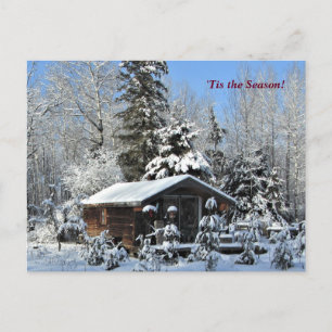 'Tis the Season  Up North, Mn Winter Holiday Postcard