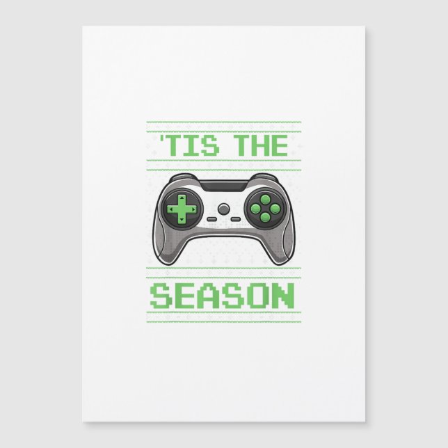 Tis The Season Video Games Christmas Xmas Gamer (Front)