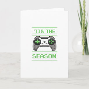 Tis The Season Video Games Christmas Xmas Gamer Card