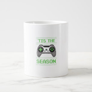 Tis The Season Video Games Christmas Xmas Gamer Large Coffee Mug