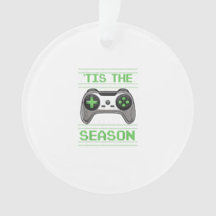 Tis The Season Video Games Christmas Xmas Gamer Ornament