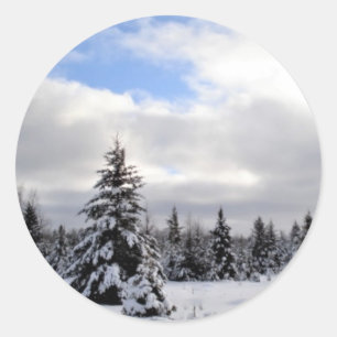 'Tis the Season . . .  Winter Holiday Classic Round Sticker