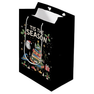 Tis the Season Wizard School Christmas Cosy Magic Medium Gift Bag