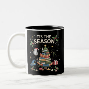 Tis the Season Wizard School Christmas Cozy Magic Two-Tone Coffee Mug