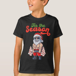 Tis The Season Workout Christmas Tree Cakes Debbie T-Shirt