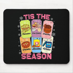 Tis The Season Xmas Card Mexican Christmas Pan Dul Mouse Mat