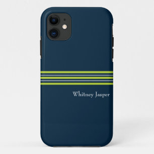 Tisbury - Navy Green White - iPhone 5 Case