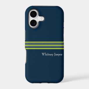 Tisbury - Navy Green White - iPhone 5 Case