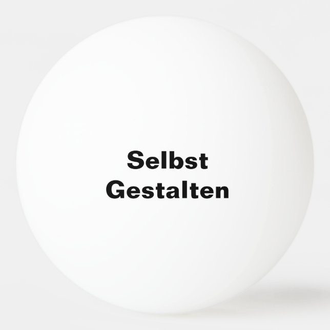 Tischtennisbälle Selbst Gestalten -  Ping Pong Ball (Front)