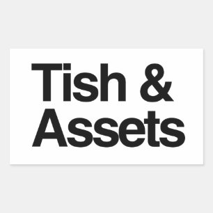 Tish and Assets Rectangular Sticker