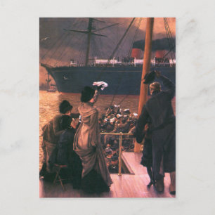Tissot: Goodbye, on the Mersey Postcard